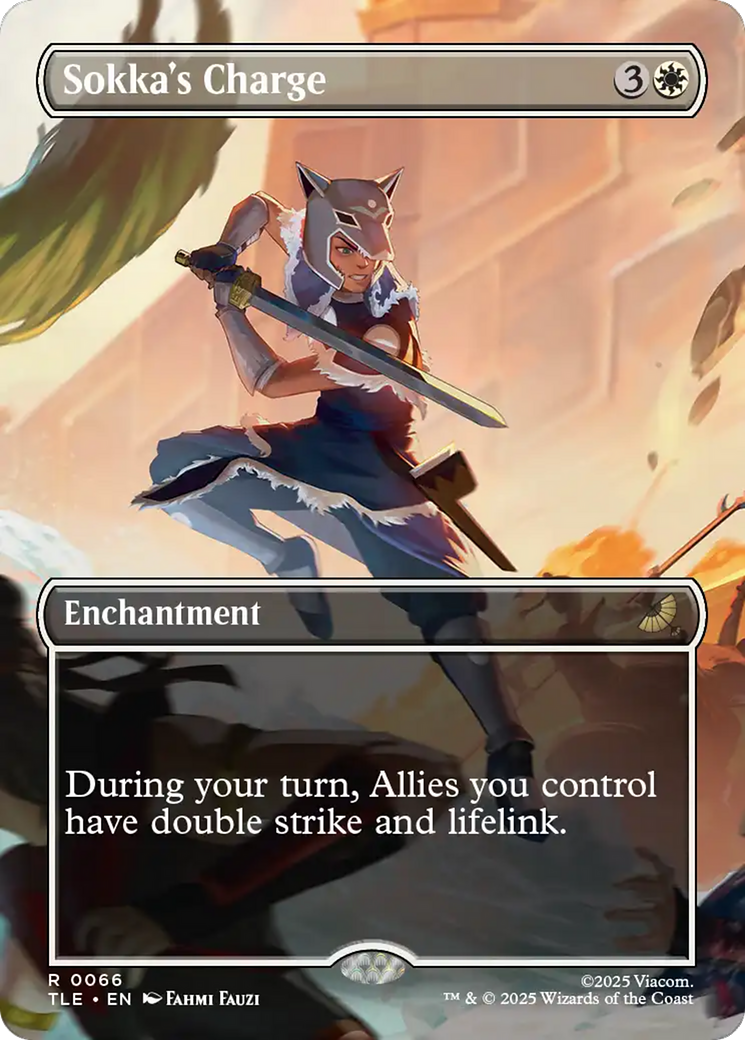 Sokka's Charge (Borderless) [Avatar: The Last Airbender: Eternal-Legal] | Chromatic Games