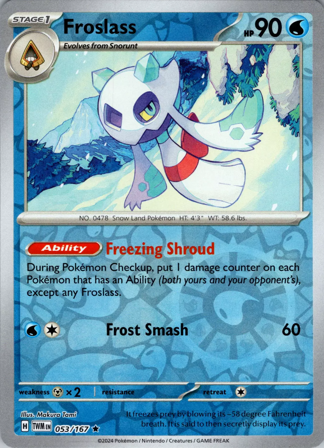 Froslass (053/167) [Scarlet & Violet: Twilight Masquerade] | Chromatic Games