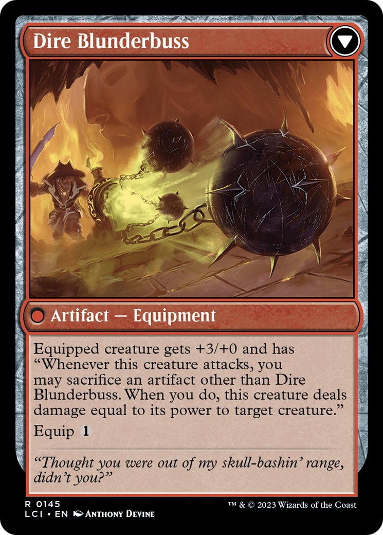 Dire Flail [The Lost Caverns of Ixalan] | Chromatic Games