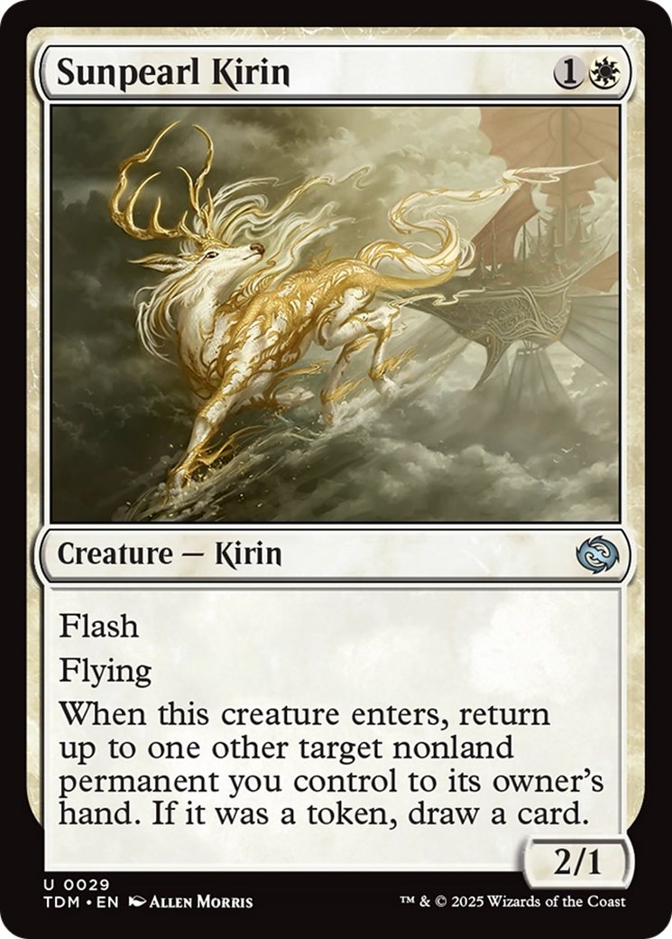 Sunpearl Kirin [Tarkir: Dragonstorm] | Chromatic Games