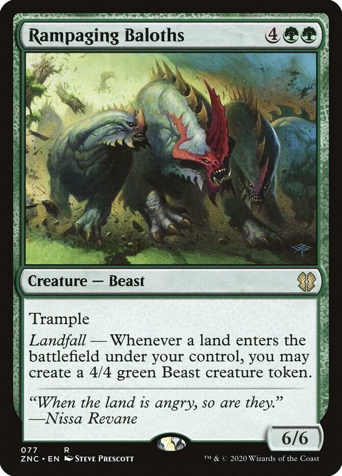 Rampaging Baloths 77/142 (Commander: Zendikar Rising)  | Chromatic Games