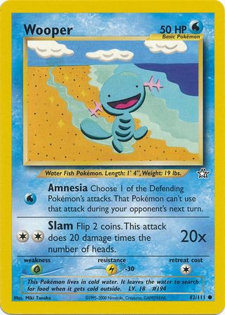 Wooper (82/111) [Neo Genesis Unlimited] | Chromatic Games