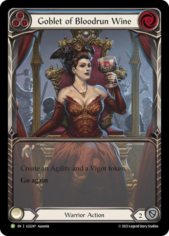 Goblet of Bloodrun Wine [LGS247] (Promo)  Rainbow Foil | Chromatic Games