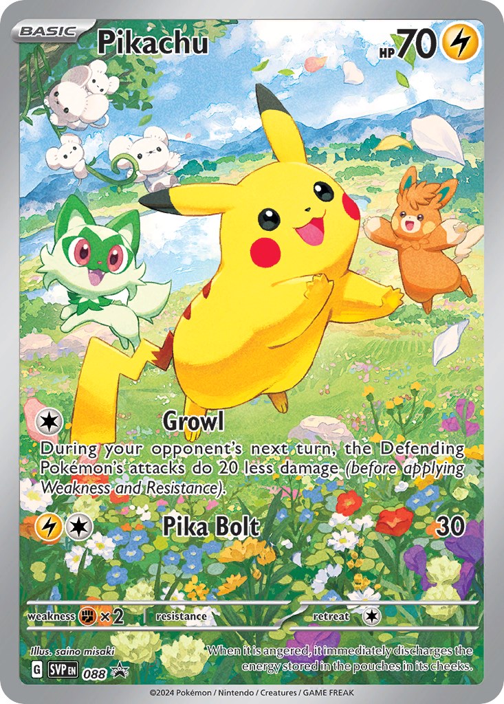 Pikachu (088) [Scarlet & Violet: Black Star Promos] | Chromatic Games