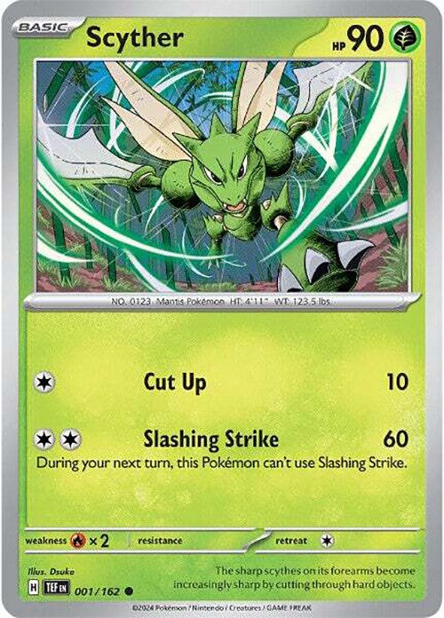 Scyther (001/162) [Scarlet & Violet: Temporal Forces] | Chromatic Games