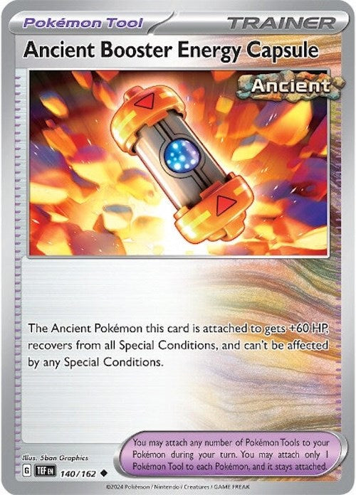 Ancient Booster Energy Capsule (140/162) [Scarlet & Violet: Temporal Forces] | Chromatic Games