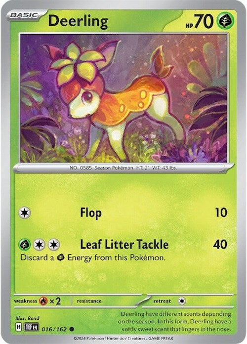 Deerling (016/162) [Scarlet & Violet: Temporal Forces] | Chromatic Games