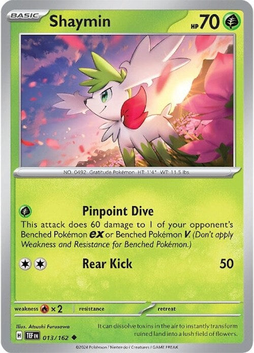 Shaymin (013/162) [Scarlet & Violet: Temporal Forces] | Chromatic Games