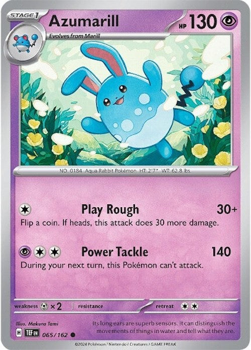 Azumarill (065/162) [Scarlet & Violet: Temporal Forces] | Chromatic Games