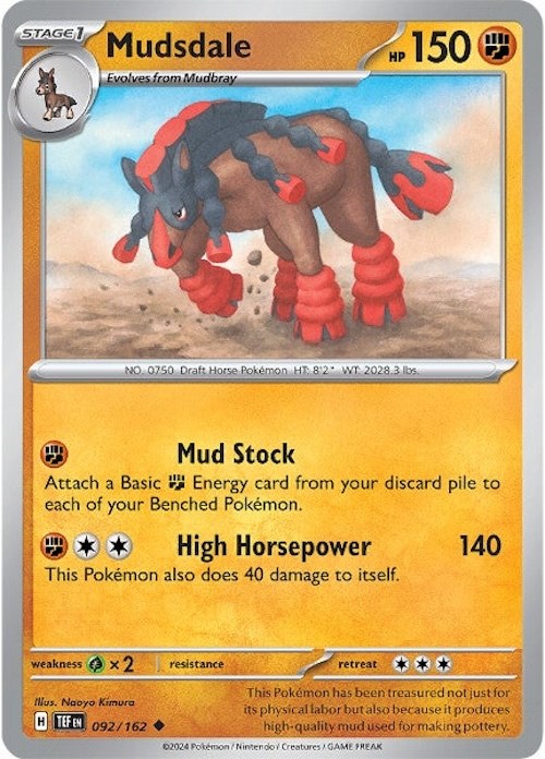 Mudsdale (092/162) [Scarlet & Violet: Temporal Forces] | Chromatic Games