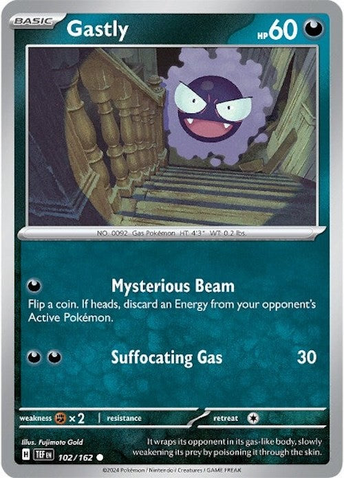 Gastly (102/162) [Scarlet & Violet: Temporal Forces] | Chromatic Games