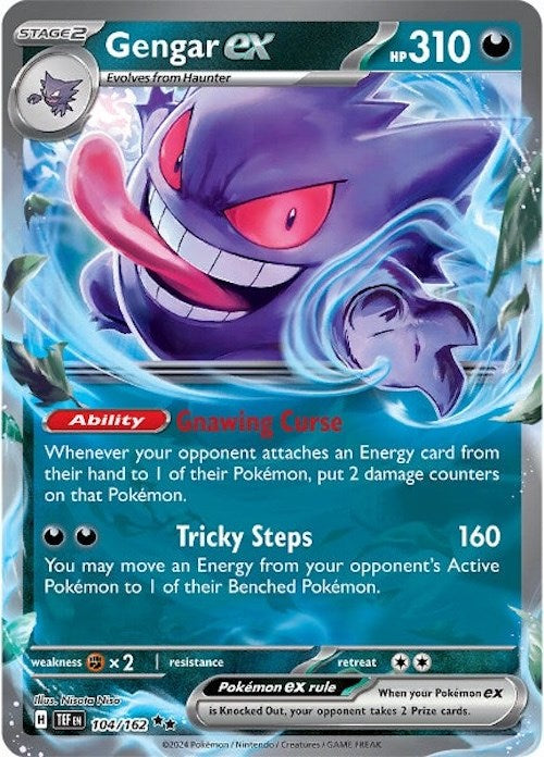 Gengar ex (104/162) [Scarlet & Violet: Temporal Forces] | Chromatic Games