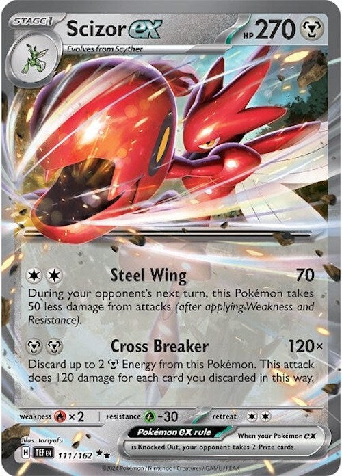 Scizor ex (111/162) [Scarlet & Violet: Temporal Forces] | Chromatic Games