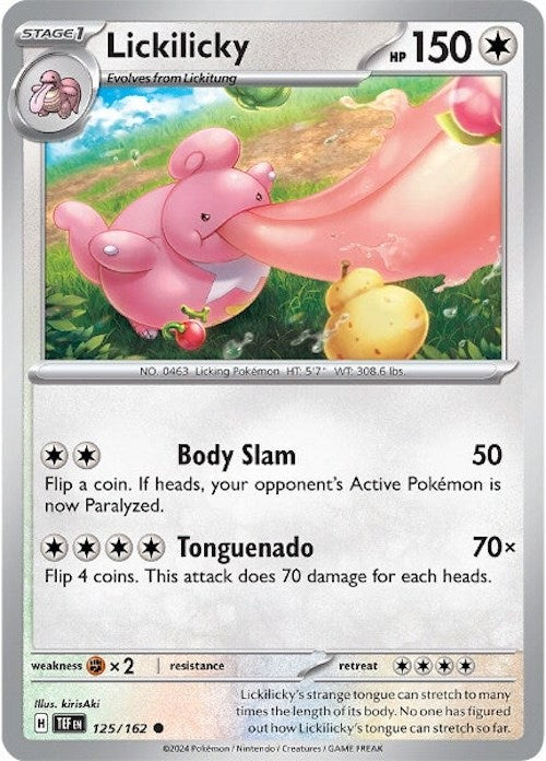 Lickilicky (125/162) [Scarlet & Violet: Temporal Forces] | Chromatic Games