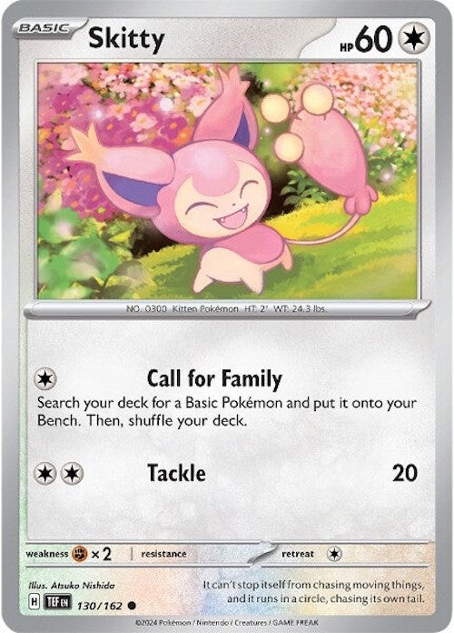 Skitty (130/162) [Scarlet & Violet: Temporal Forces] | Chromatic Games