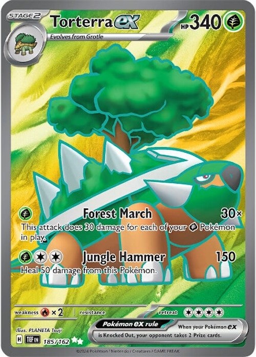 Torterra ex (185/162) [Scarlet & Violet: Temporal Forces] | Chromatic Games