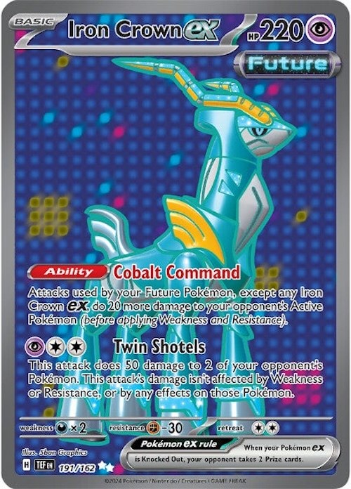 Iron Crown ex (191/162) [Scarlet & Violet: Temporal Forces] | Chromatic Games