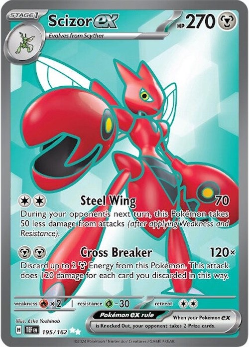 Scizor ex (195/162) [Scarlet & Violet: Temporal Forces] | Chromatic Games