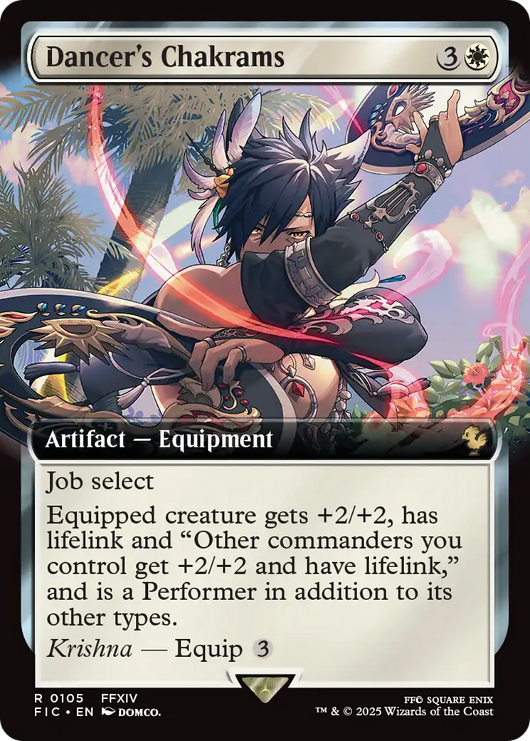 Dancer's Chakrams (Extended Art) [FINAL FANTASY Commander] | Chromatic Games