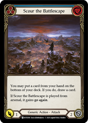 Scour the Battlescape (Blue) [U-WTR196] (Welcome to Rathe Unlimited)  Unlimited Normal | Chromatic Games