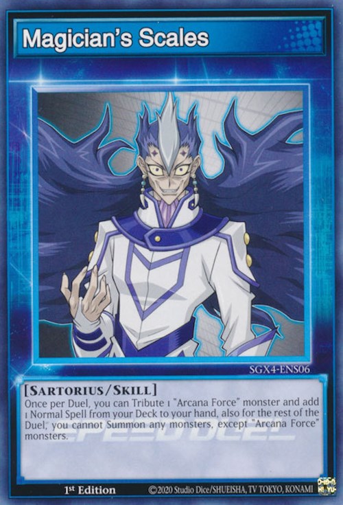 Magician's Scales (Skill Card) [SGX4-ENS06] Common | Chromatic Games