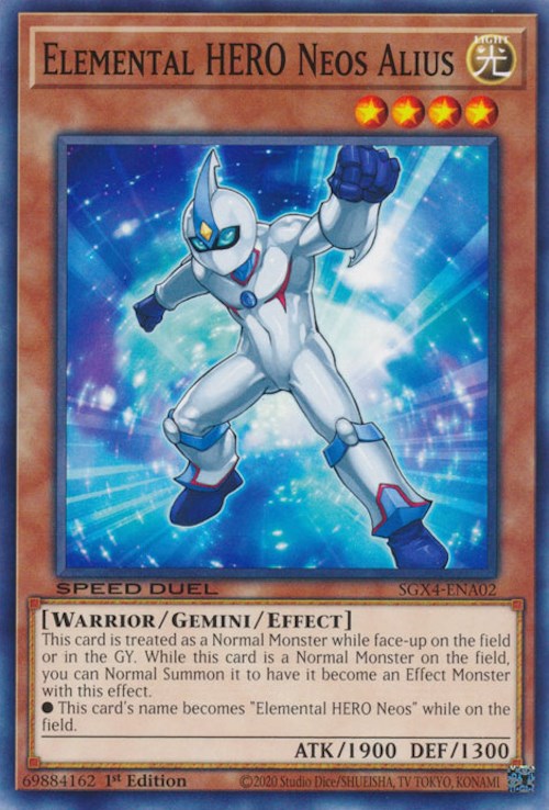 Elemental HERO Neos Alius [SGX4-ENA02] Common | Chromatic Games
