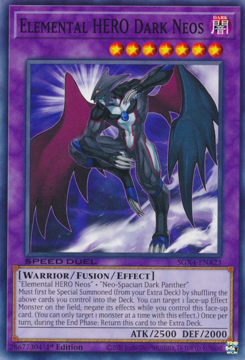 Elemental HERO Dark Neos [SGX4-ENA23] Common | Chromatic Games