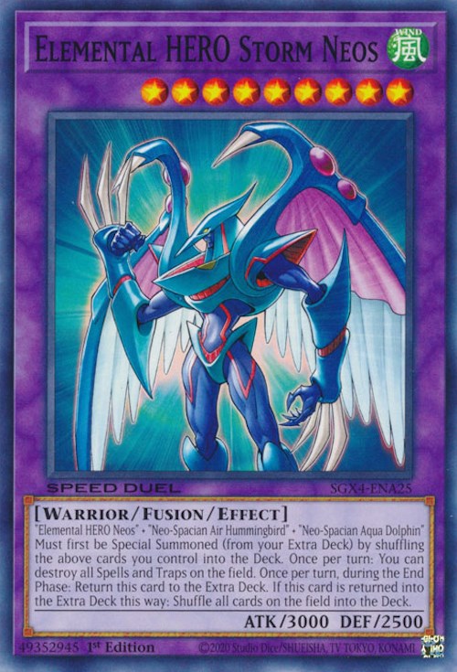 Elemental HERO Storm Neos [SGX4-ENA25] Common | Chromatic Games