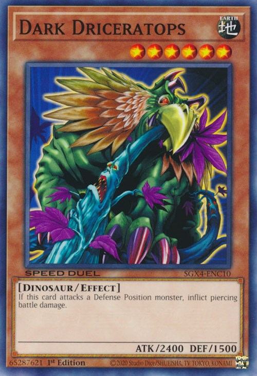 Dark Driceratops [SGX4-ENC10] Common | Chromatic Games