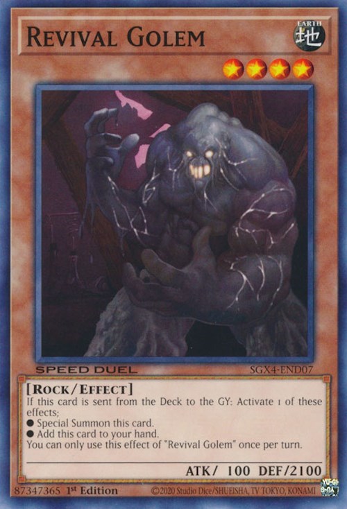 Revival Golem [SGX4-END07] Common | Chromatic Games