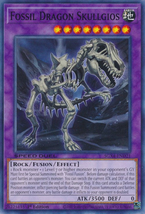 Fossil Dragon Skullgios [SGX4-END21] Common | Chromatic Games