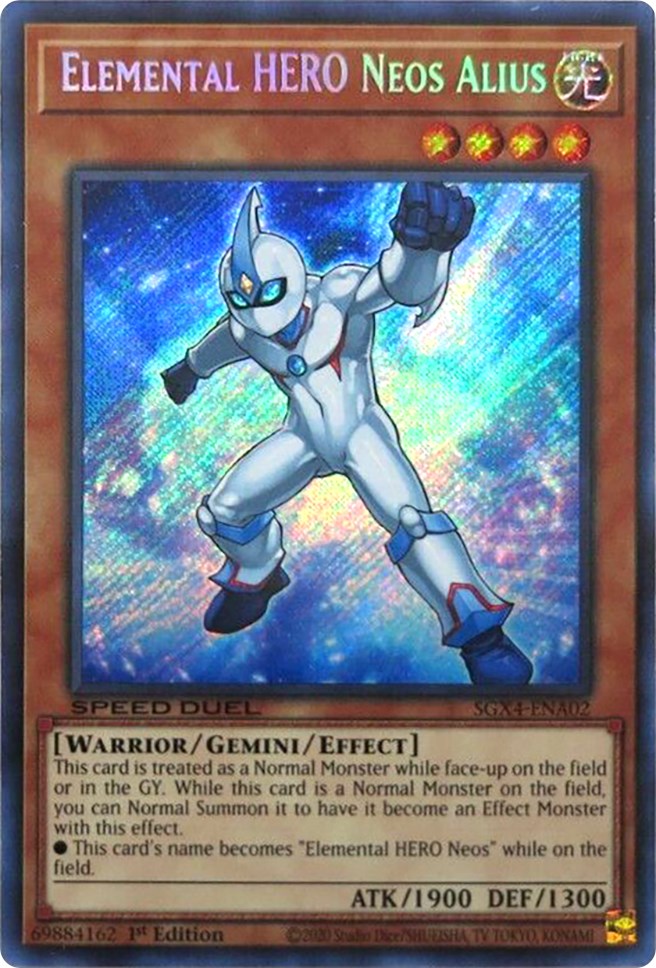 Elemental HERO Neos Alius (Secret Rare) [SGX4-ENA02] Secret Rare | Chromatic Games