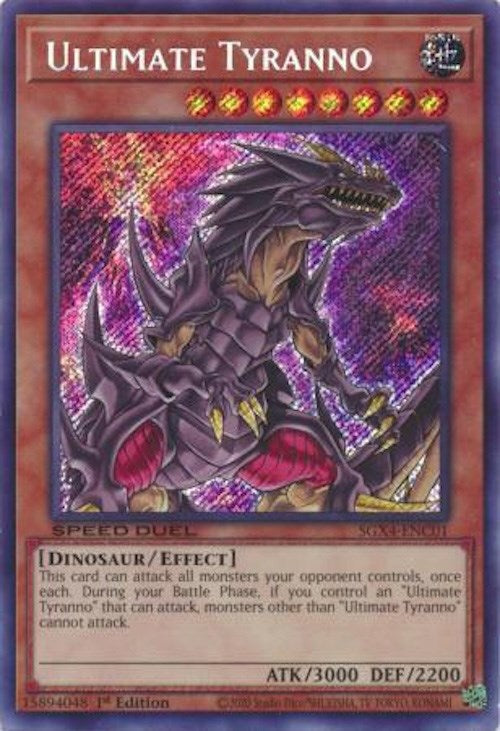 Ultimate Tyranno (Secret Rare) [SGX4-ENC01] Secret Rare | Chromatic Games