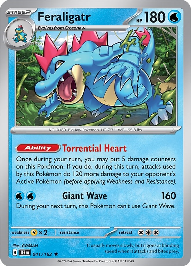 Feraligatr (041/162) (Theme Deck Exclusive) [Scarlet & Violet: Temporal Forces] | Chromatic Games