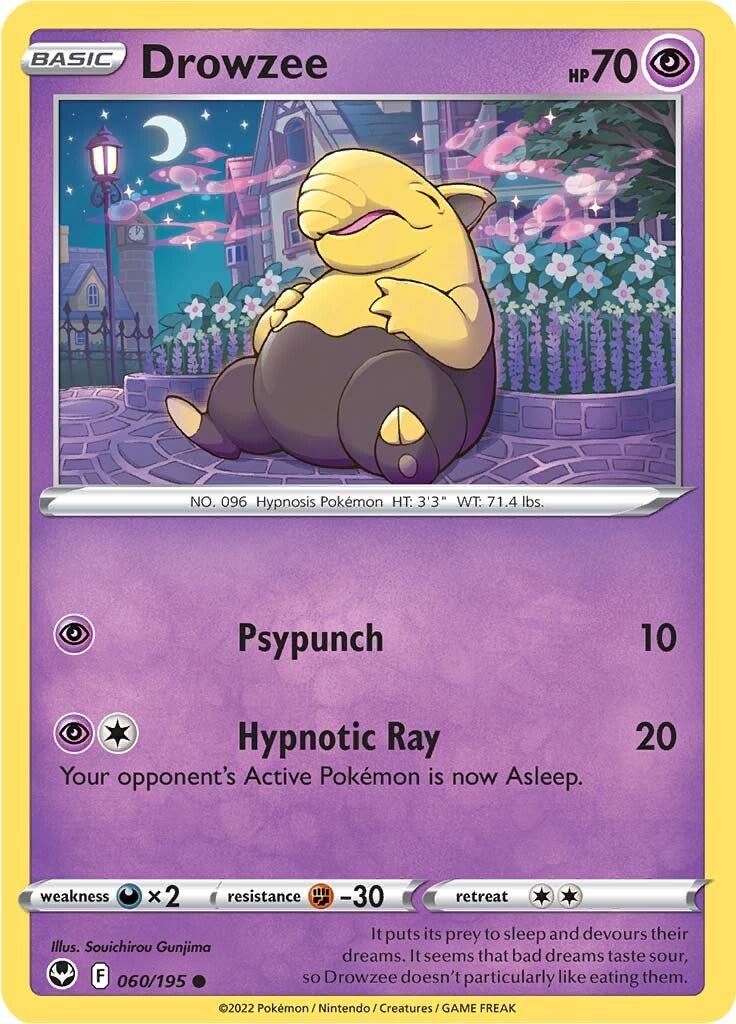 Drowzee (060/195) [Sword & Shield: Silver Tempest] | Chromatic Games