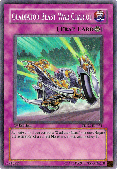 Gladiator Beast War Chariot [TDGS-EN074] Super Rare | Chromatic Games