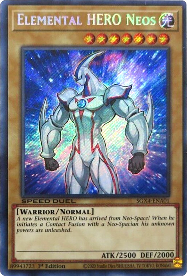 Elemental HERO Neos (Secret Rare) [SGX4-ENA01] Secret Rare | Chromatic Games