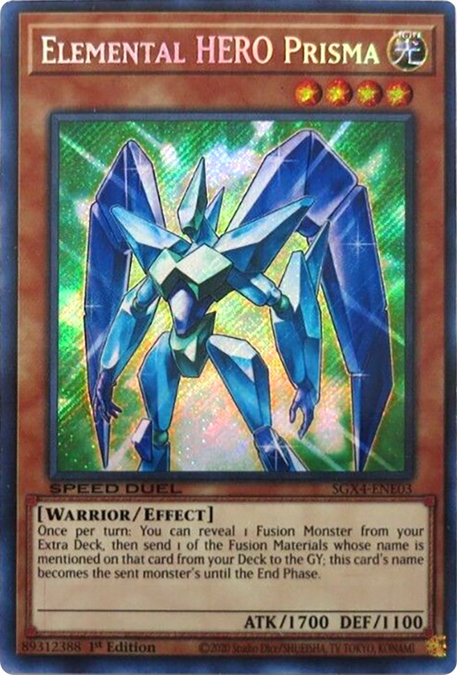 Elemental HERO Prisma (Secret Rare) [SGX4-ENE03] Secret Rare | Chromatic Games