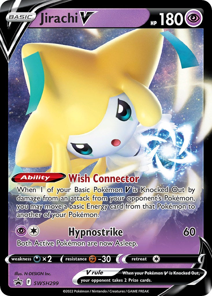 Jirachi V (SWSH299) [Sword & Shield: Black Star Promos] | Chromatic Games