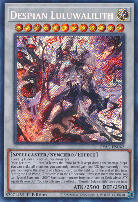 Despian Luluwalilith [CYAC-EN042] Secret Rare | Chromatic Games