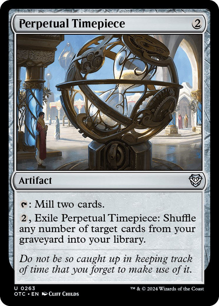 Perpetual Timepiece [Outlaws of Thunder Junction Commander] | Chromatic Games