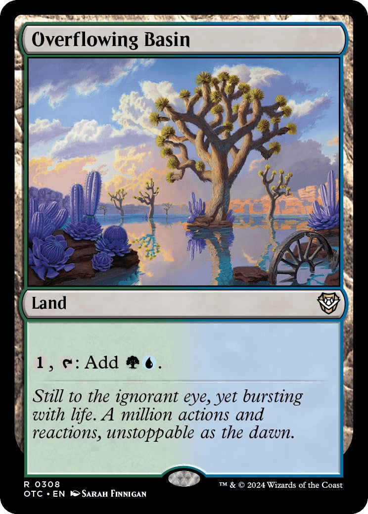 Overflowing Basin [Outlaws of Thunder Junction Commander] | Chromatic Games