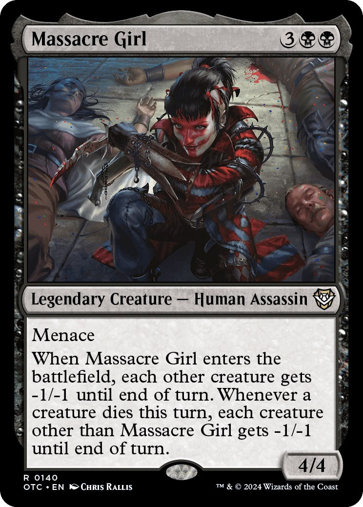 Massacre Girl [Outlaws of Thunder Junction Commander] | Chromatic Games