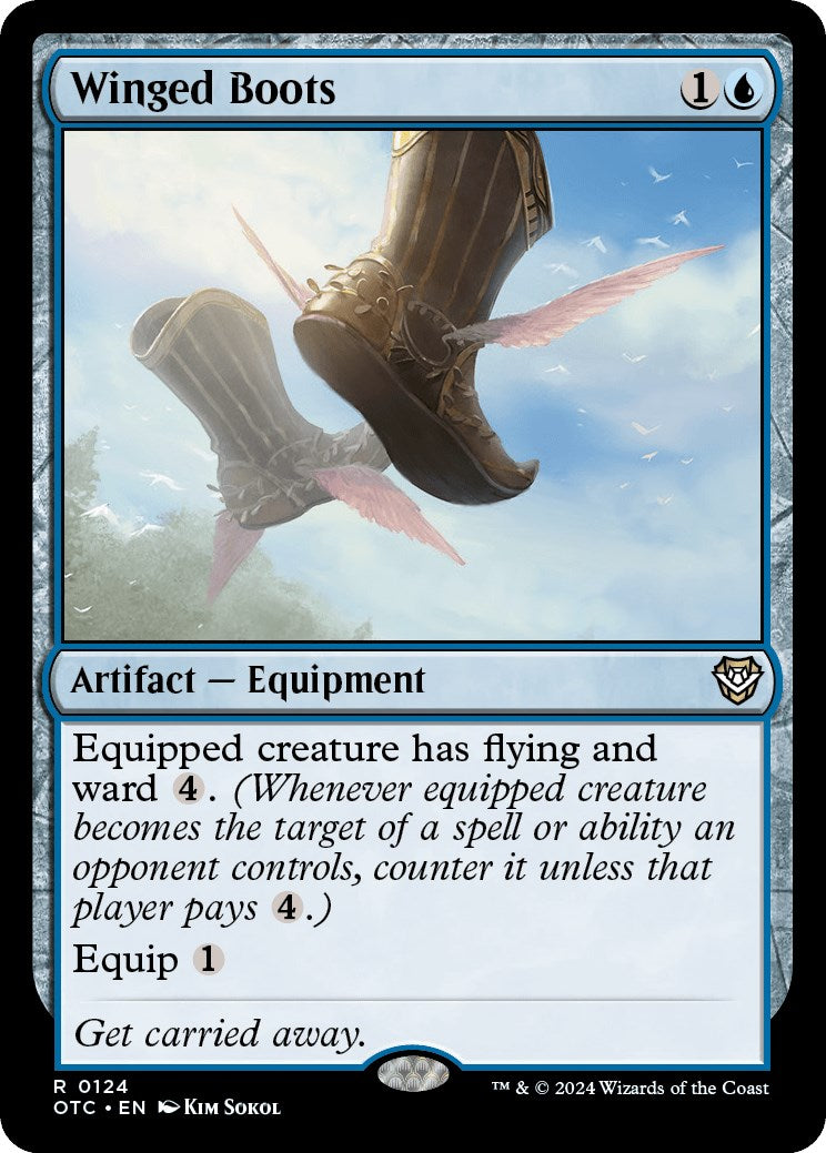 Winged Boots [Outlaws of Thunder Junction Commander] | Chromatic Games