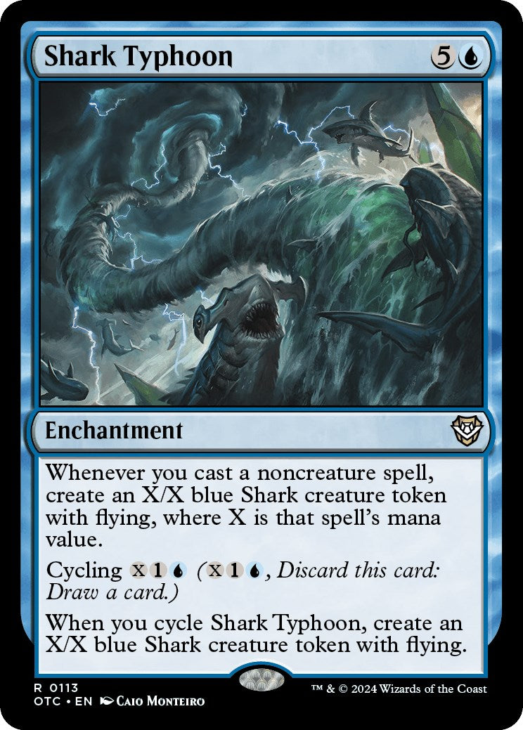 Shark Typhoon [Outlaws of Thunder Junction Commander] | Chromatic Games