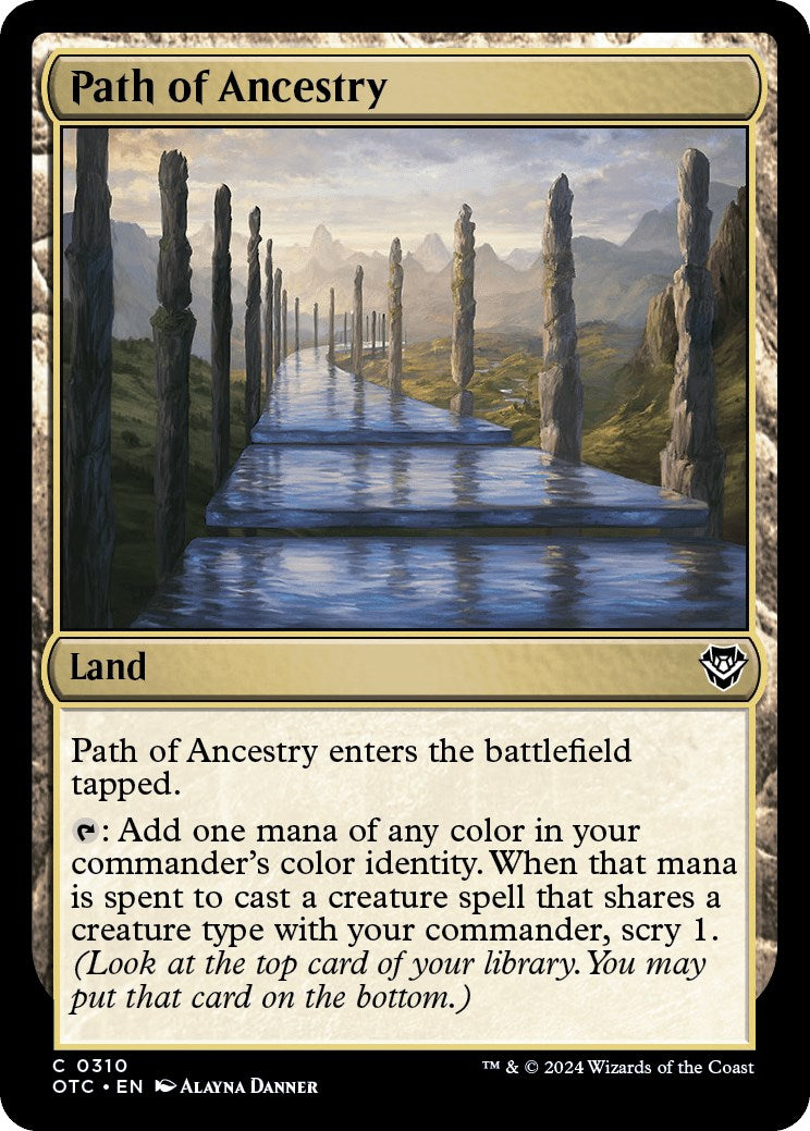Path of Ancestry [Outlaws of Thunder Junction Commander] | Chromatic Games