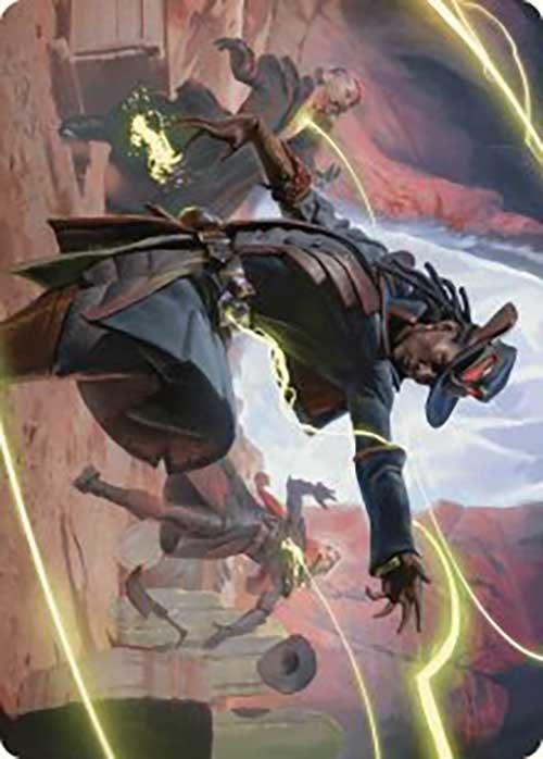 Lilah, Undefeated Slickshot Art Card [Outlaws of Thunder Junction Art Series] | Chromatic Games