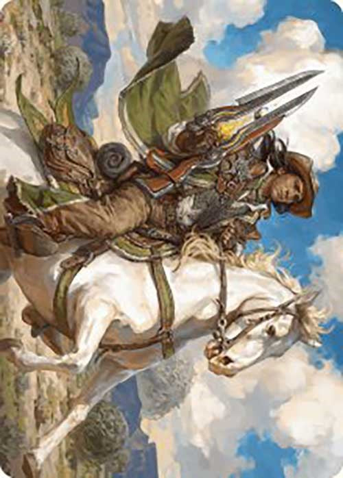 Wylie Duke, Atiin Hero Art Card [Outlaws of Thunder Junction Art Series] | Chromatic Games