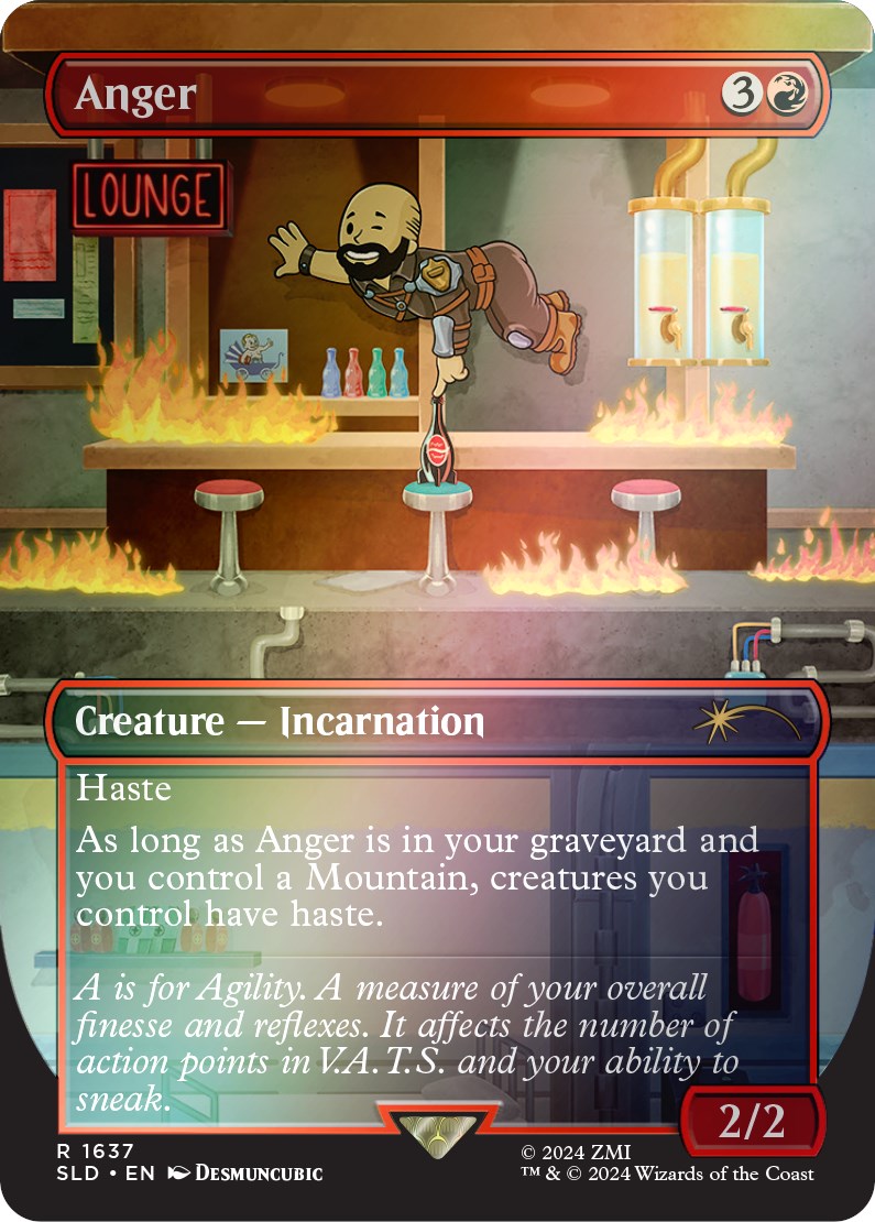 Anger (Rainbow Foil) [Secret Lair Drop Series] | Chromatic Games