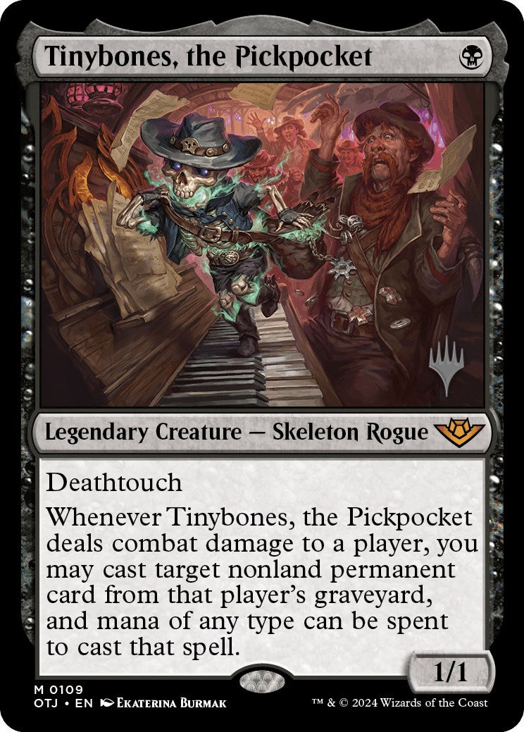 Tinybones, the Pickpocket (Promo Pack) [Outlaws of Thunder Junction Promos] | Chromatic Games